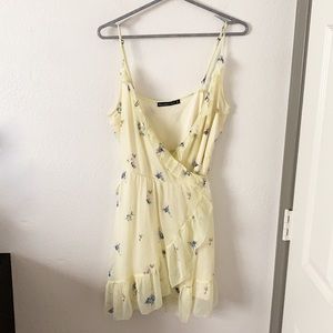 Abercrombie & Fitch Floral Wrap Mini Dress